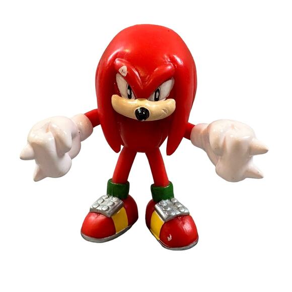 Sega Sonic Hedgehog Series Knuckles Echidna Action Figure 2000 Jazzwares - Picture 2 of 8